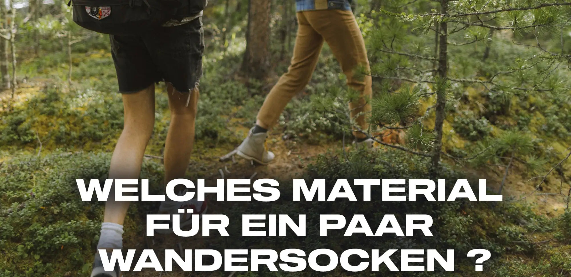 welches material für ein paar wandersocken