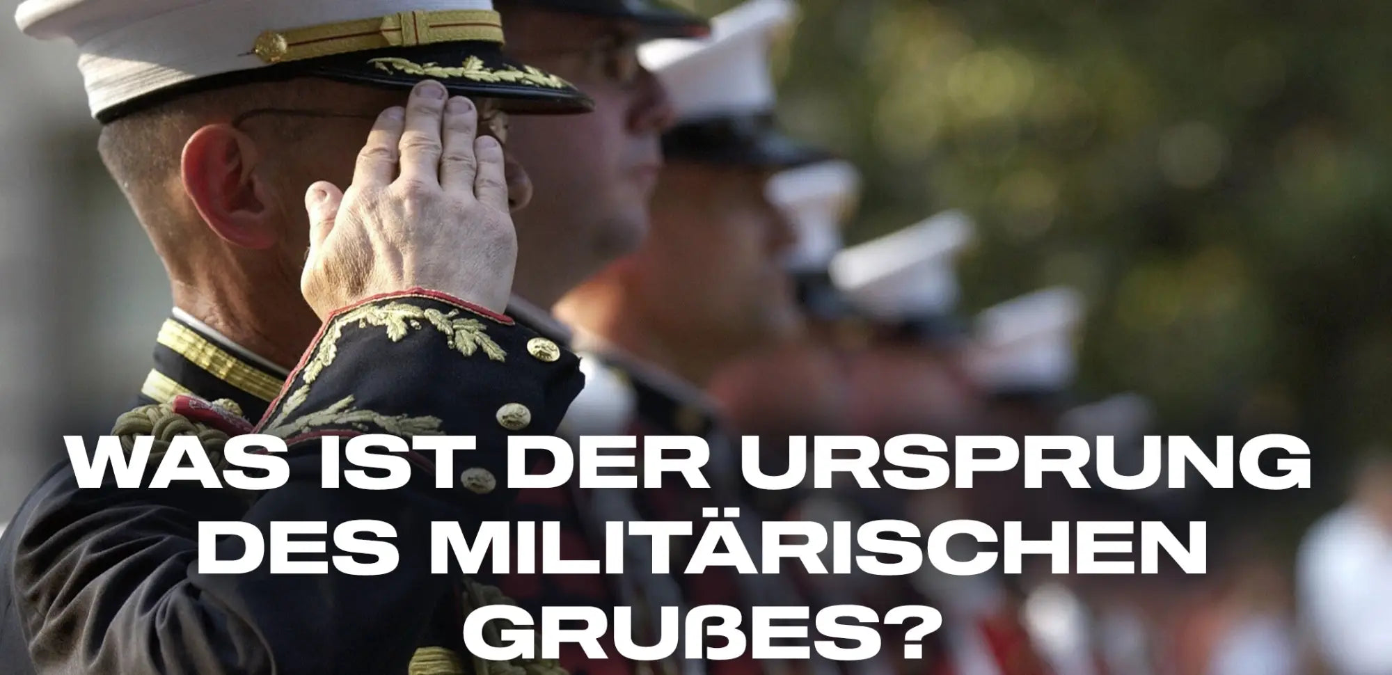 was ist der ursprung des militärischen gruße