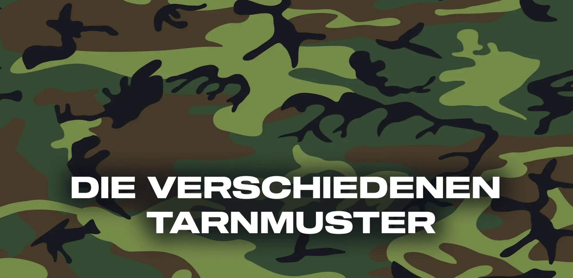 die verschiedenen tarnmuster