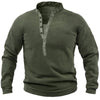 Grüner Militärpullover