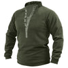 Grüner Militärpullover