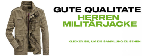 gute qualitate herren militaerjacke