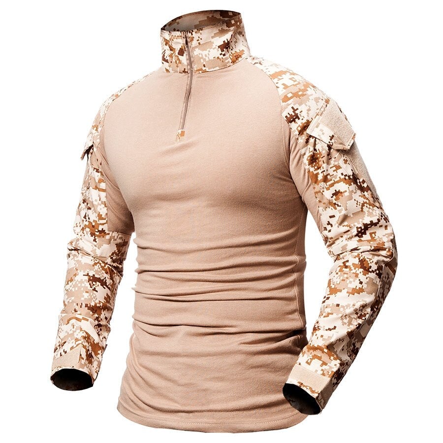 Herren Camouflage Militärpullover