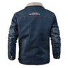 Marineblauer Militärpullover