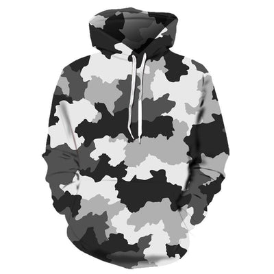 Militär Camo Hoodie herren