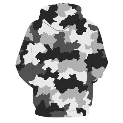 Militär Camo Hoodie herren