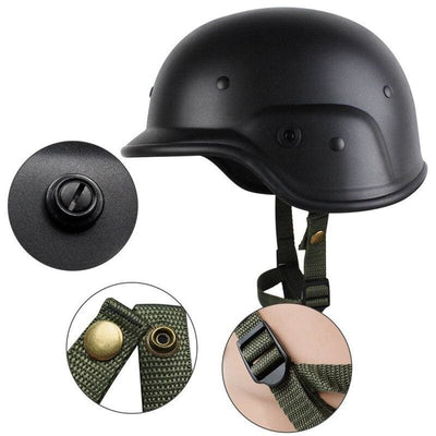 Militär motorrad helm