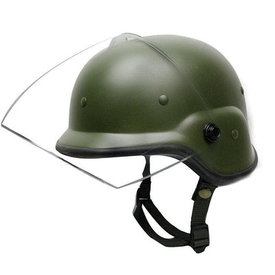 Militär motorrad helm