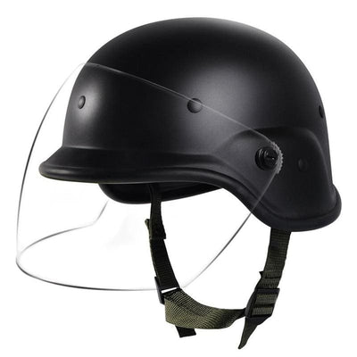 Militär motorrad helm