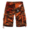 Militär Orange Shorts
