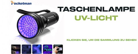 taschenlampen uv licht