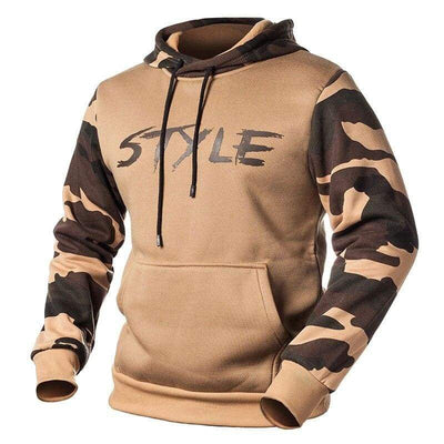 Fleece military modern hoodie